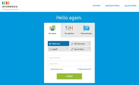 intermedia login